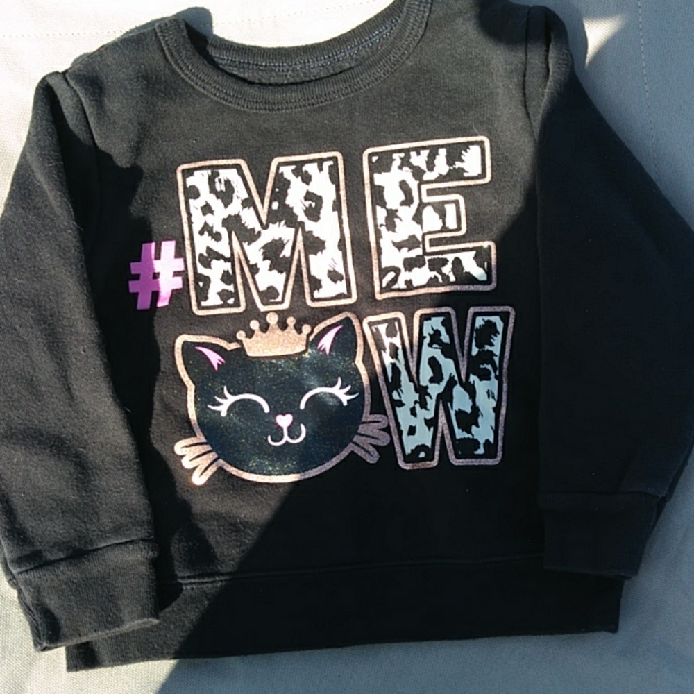 BIG SALE! Garanimals kitty cat meow sweatshirt